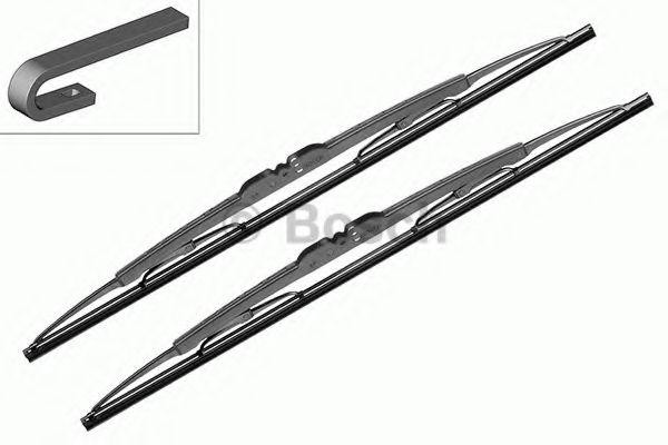 K530+475мм Комплект щеток стеклоочистителя каркасные Largus, Duster,Kia Spectra 3397001699 BOSCH