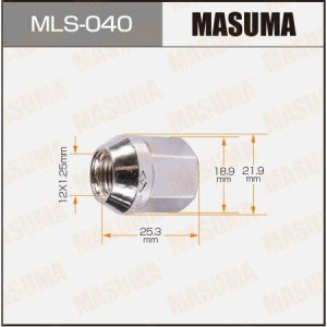 Suzuki Baleno, Liana, Aerio, Ignis, Grand Vitara гайка колесная M12x1.25 ОТКРЫТА MLS-040 MASUMA