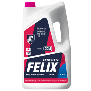 Антифриз FELIX JDM G12++, Pink, 1кг 430206401 FELIX