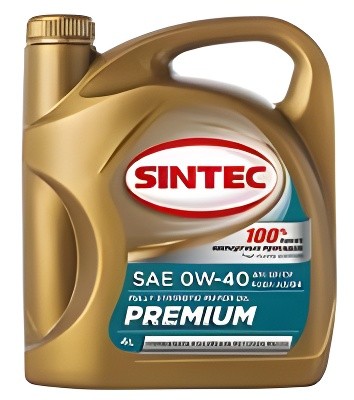 SINTEC PREMIUM SAE 0W-40 API SPCF ACEA A3B4 4л 322778 SINTEC
