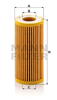 VAG Audi Q5, A3, A4, A5 1.8-2.0TFSi CNC 11- фильтр масляный HU6002Z MANN FILTER