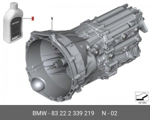 BMW масло МКПП MTF LT-2 1 л. 83 22 2 339 219 BMW