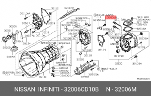 Датчик нейтрали 32006-CD10B NISSAN INFINITI