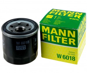 Mazda 3/6/CX-5/6 12- фильтр маслянный Skyactiv W6018 MANN FILTER