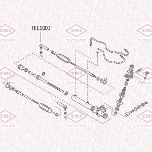 Nissan Almera N15, Primera 12, Sunny 85- наконечник рулевой TEC1003 TATSUMI