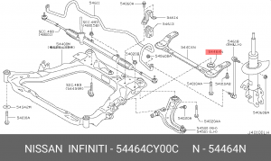 упор 54464-CY00C NISSAN INFINITI