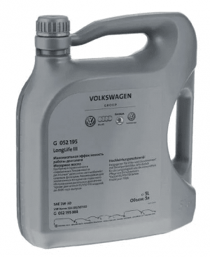 Масло моторное синтетическое VAG LongLife III 5W30 5L G 052 195 M4 VAG