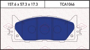 Toyota Camry V40, 50 06-11- Колодки тормозные передние TCA1046 TATSUMI