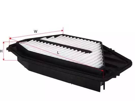 Honda Accord 2.0-2.2i 9/93-6/98, Odyssey/Shuttle2.2-2.3i 1/95-1/98 фильтр воздуш A1623 SAKURA