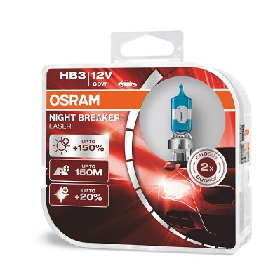 HB3 лампа  NIGHT BREAKER LASER (2шт) 9005NL-HCB OSRAM