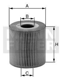 Hyundai Santa Fe 2010- 2,2D/Kia Sorento 2010- 2,2D/Sportage 10- 2,0D/Ix35 2,0D Ф HU7027Z MANN FILTER