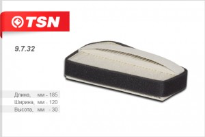 Chevrolet Lanos фильтр  салона 9732 TSN