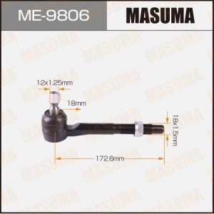 Toyota RAV 4 05- наконечник поперечной тяги (развальной) задней подвески ME-9806 MASUMA