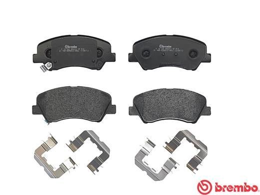 Hyundai Solaris 17- Колодки Тормозные перед P18025 BREMBO