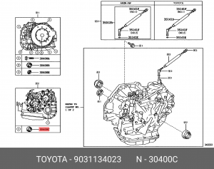 Сальник 90311-34023 TOYOTA