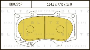 Toyota LC J12, 150, HiLux 05-15- см. ВИН, Mitsubishi Pajero 4 см. ВИН V8_,9_W ко BB0293P BLITZ