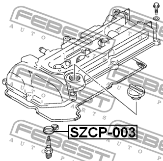 Suzuki Ignis прокладка свечного колодца SZCP-003 FEBEST