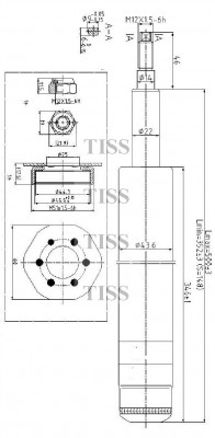 Daewoo Nexia/Lanos/Espero Амортизатор передн газ. JAC0261 JUST DRIVE
