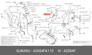 Subaru клапан 42084FA110 SUBARU