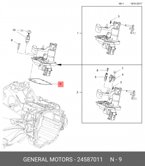 ПРОКЛАДКА АКПП 24587011 GENERAL MOTORS