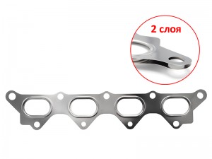 Mitsubishi Lancer 9 4G13,18 прокладка коллектора выпускного MR552763 STMR552763 SAT
