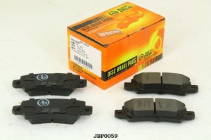 Toyota Corolla (E120)  колодка задняя дисковая JBP0059 JUST DRIVE
