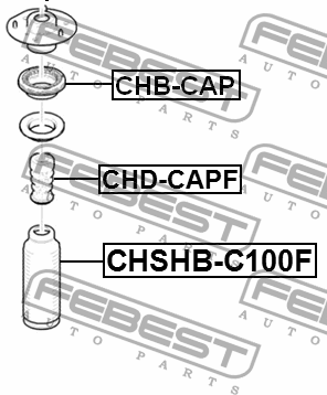 Chevrolet Captiva Kia Optima 11/Sonata YF 10-/i45/i40/Ceed 12-/I30 12- Подшипник CHBCAP FEBEST