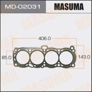 Nissan Prairie/Bluebird/Laurel 2.0 CA20E/S/ES 84-94 прокладка ГБЦ MD-02031 MASUMA
