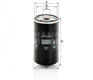 Фильтр масляный АКПП WD 724-5 MANN FILTER