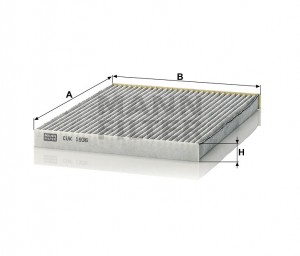 Nissan Qashqai 06-14,  X-Trail (T31)  Фильтр салона угольный CUK1936 MANN FILTER