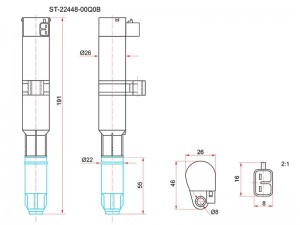 Renault Duster,Sandero,Megane, Clio, Logan 1,6-2,0 16V катушка зажигания ST-22448-00Q0B SAT