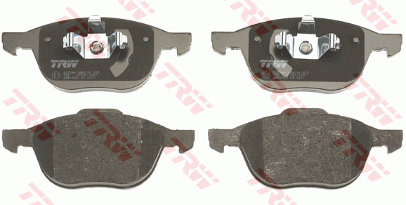 колодки дисковые п.\Ford Focus C-MAXi,Mazda 3 1.4i-2.0CRDT/TDCi 03> GDB1583 TRW