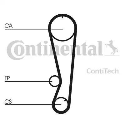 Toyota Avensis/Carina E/Corolla 1.6/1.6-16v 4AFE ремень грм  117x21 CT-827 CONTITECH