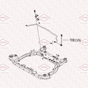 Hyundai Elantra 06-11/i30/Ceed 06-11/Cerato 09- стойка стаб-ра перед. TEB1106 TATSUMI