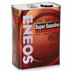 Масло моторное синтетическое ENEOS Super Gasoline SM 5W30 4L OIL4070 ENEOS