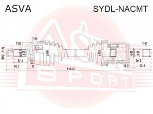 Привод левый SYDLNACMT ASVA