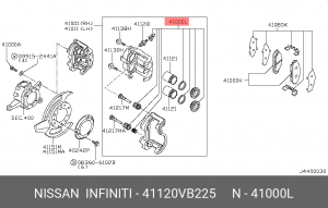 Nissan Patrol р-к переднего суппорта 41120-VB225 NISSAN INFINITI