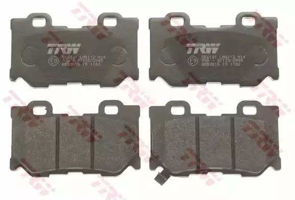 Infiniti FX35 03>/FX50/G37 08> колодки тормозные задние диск. GDB3515 TRW