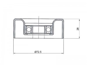 Mazda 3 V-1.6 03-09-13, 2 07- Ролик обводной ремня приводного + АС STZJ0115940 SAT
