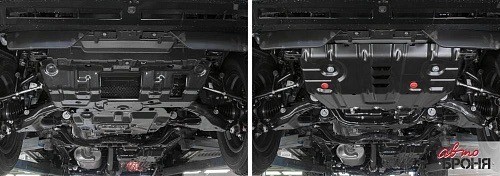 Toyota LC Prado 150 защита радиатора 111095161 AVTO BRONYA