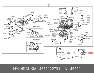 Hyundai Accent 00-/Getz/Elantra 00-05/Matrix/Rio 06- фильтр АКПП 46321-22731 HYUNDAI KIA