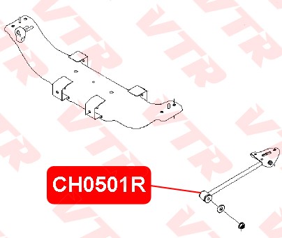 Chevrolet Lacetti Сайлентблок заднего продольного рычага CH0501R VTR