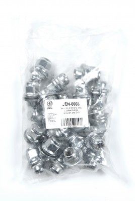 Toyota RAV-4, Camry V40, Mitsubishi  L200, XL, Lancer 10 гайка хром закрытая M12 JEN0003 JUST DRIVE