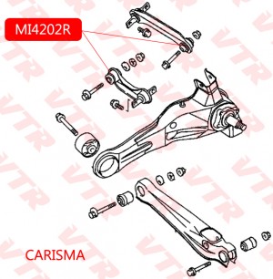 Mitsubishi Lancer, Galant 92-03 с/блок заднего продольного рычага к кузову MI4202R VTR