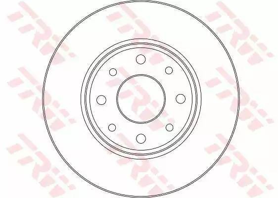 Toyota Corolla 120 Диск тормозной задний DF4379 TRW