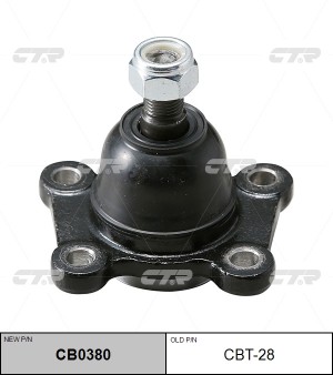 TOYOTA Hilux / Previa 90-00, Hiace -07 шаровая опора нижняя CBT-28 CTR