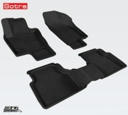VW Tiguan  Ковры салона черные Liner 3D текстиль ST7400377 SOTRA