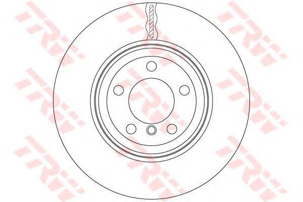 Nissan Juke диск тормозной передний DF6471 TRW