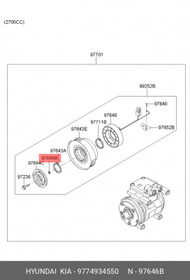 ШАЙБА D=8ММ 9774934550 HYUNDAI KIA