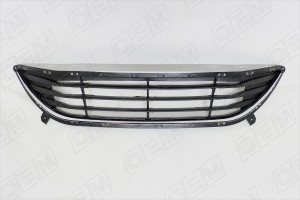РЕШЕТКА В БАМПЕР НИЖНЯЯ HYUNDAI ELANTRA 5 MD 2011-2013, С ОКАНТОВКОЙ OEM4001 OEMPARTS